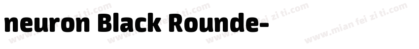 neuron Black Rounde字体转换
